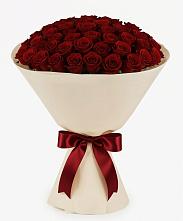 Букет 101 Бордовая роза Блэк Бакарра в Упорово