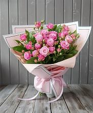 Букет Розовый кустик #REPLACE_PRED# Упорово