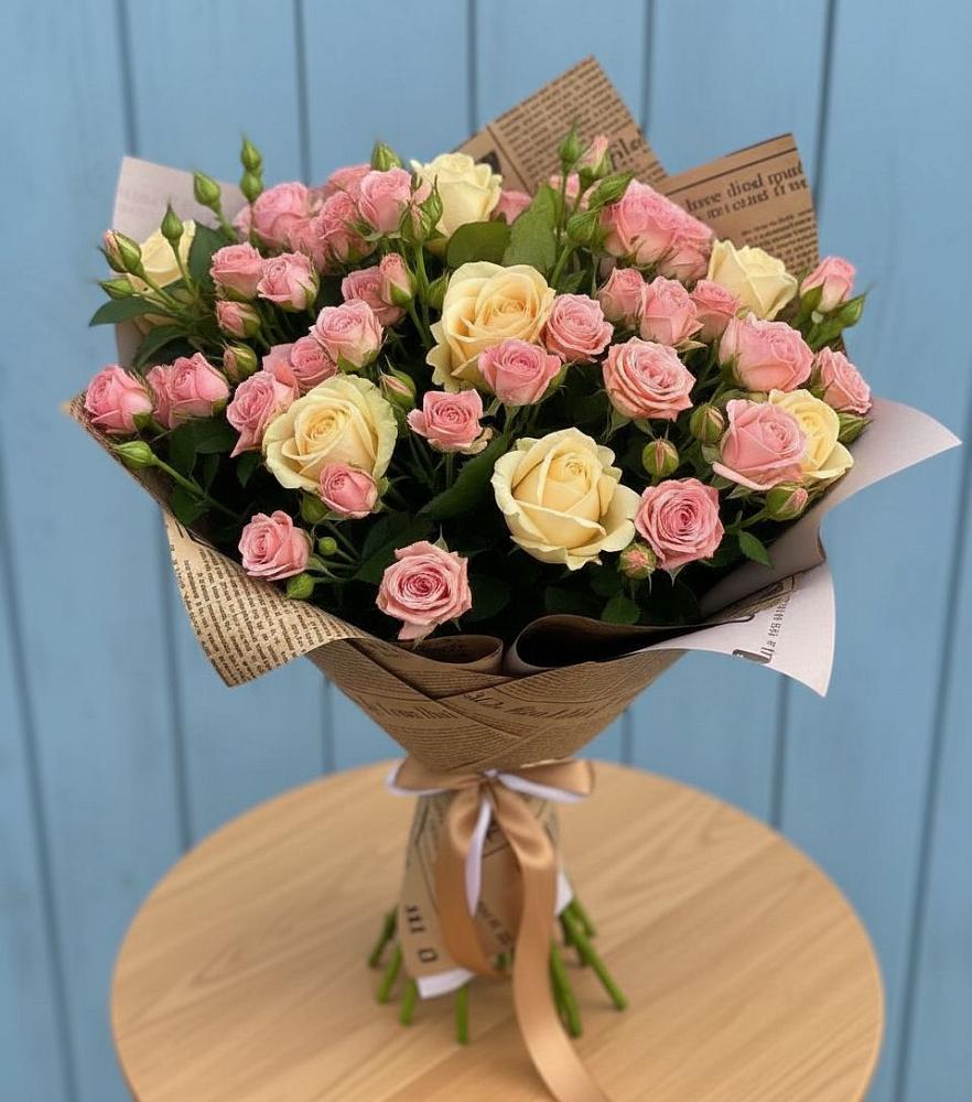 Букет цветов из: Розы в Упорово