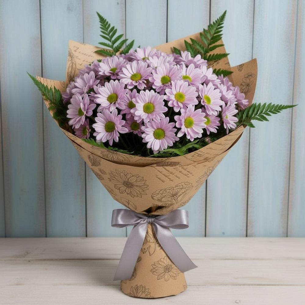 Букет цветов из: Хризантемы в Упорово