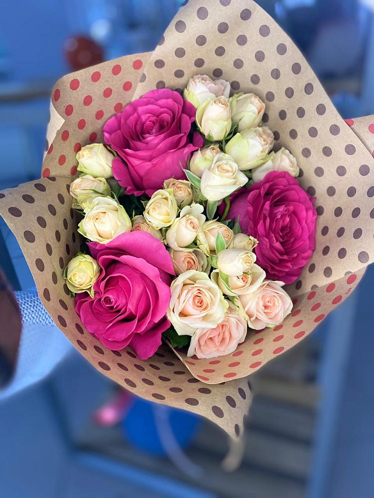 Букет цветов из: Розы в Упорово