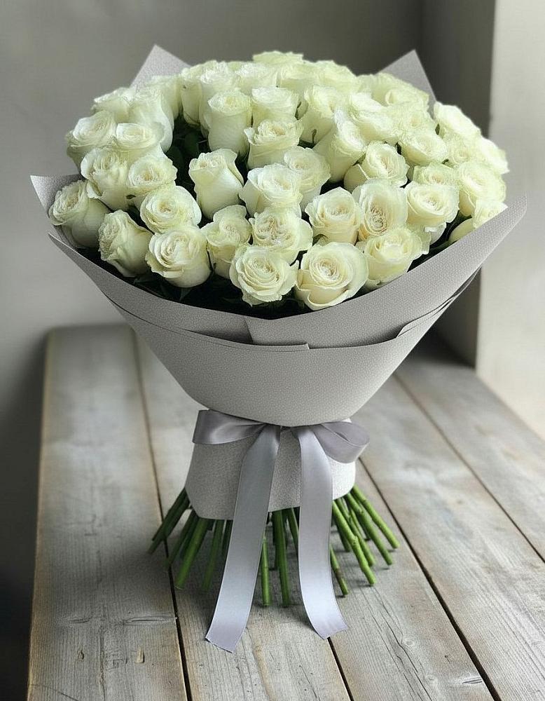 Букет 35 Белых роз в Упорово