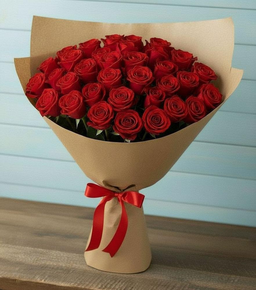 Букет Красные розы Милано в Упорово