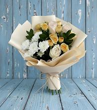 Букет цветов из:  Розы и Хризантемы в Упорово