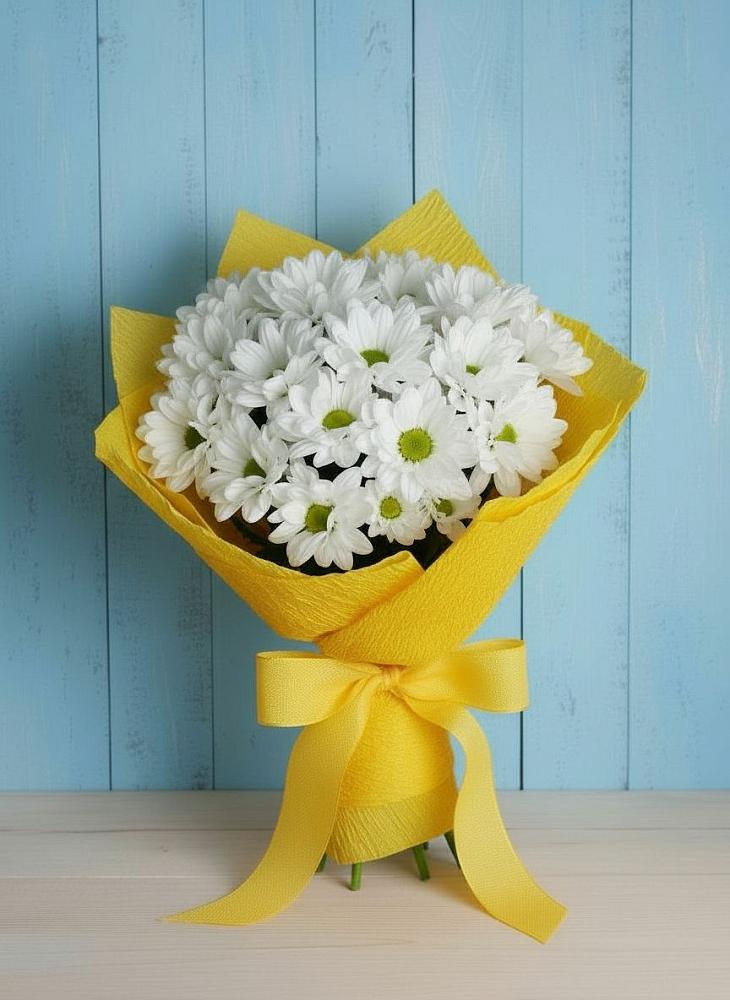 Букет цветов из: Хризантемы в Упорово