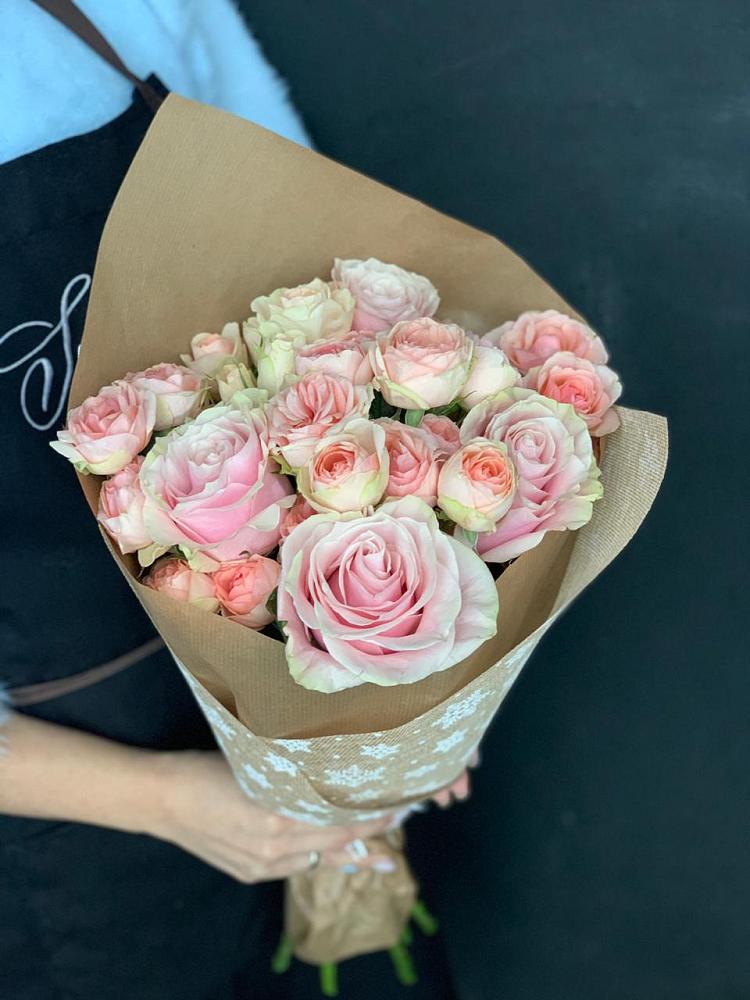 Букет цветов из: Хризантемы и Розы в Упорово