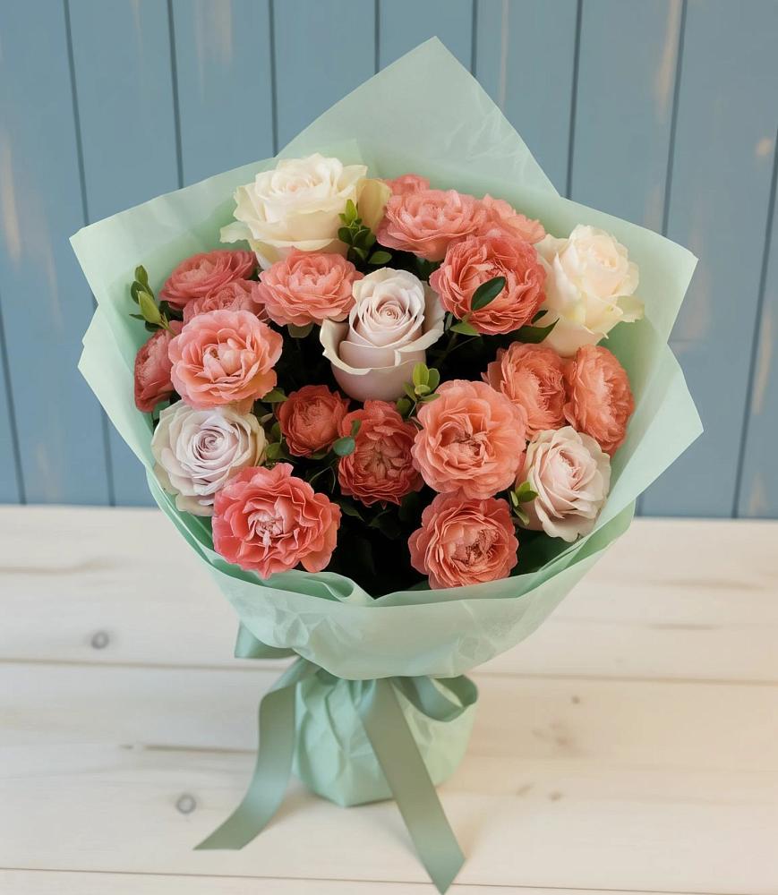 Букет цветов из: Розы в Упорово