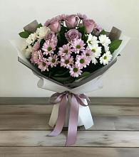 Букет цветов из:  Хризантемы и Розы в Упорово