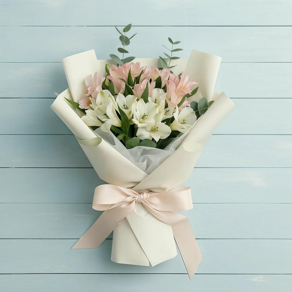 Букет цветов из: Альстромерии в Упорово