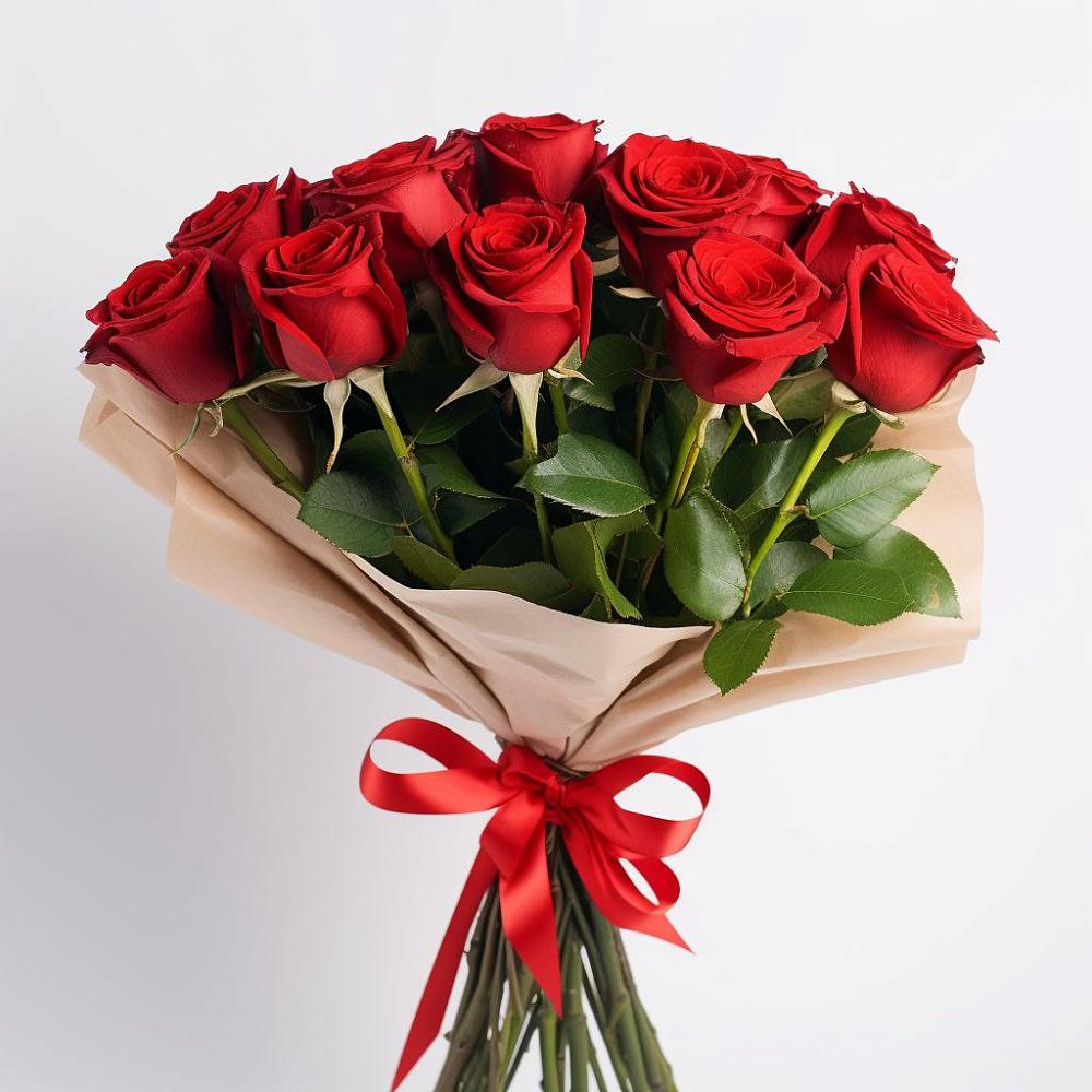 Букет 11 Красных роз Эдлесс Лав в Упорово