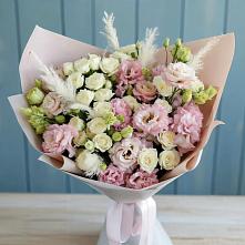Букет цветов из:  Альстромерии и Розы в Упорово